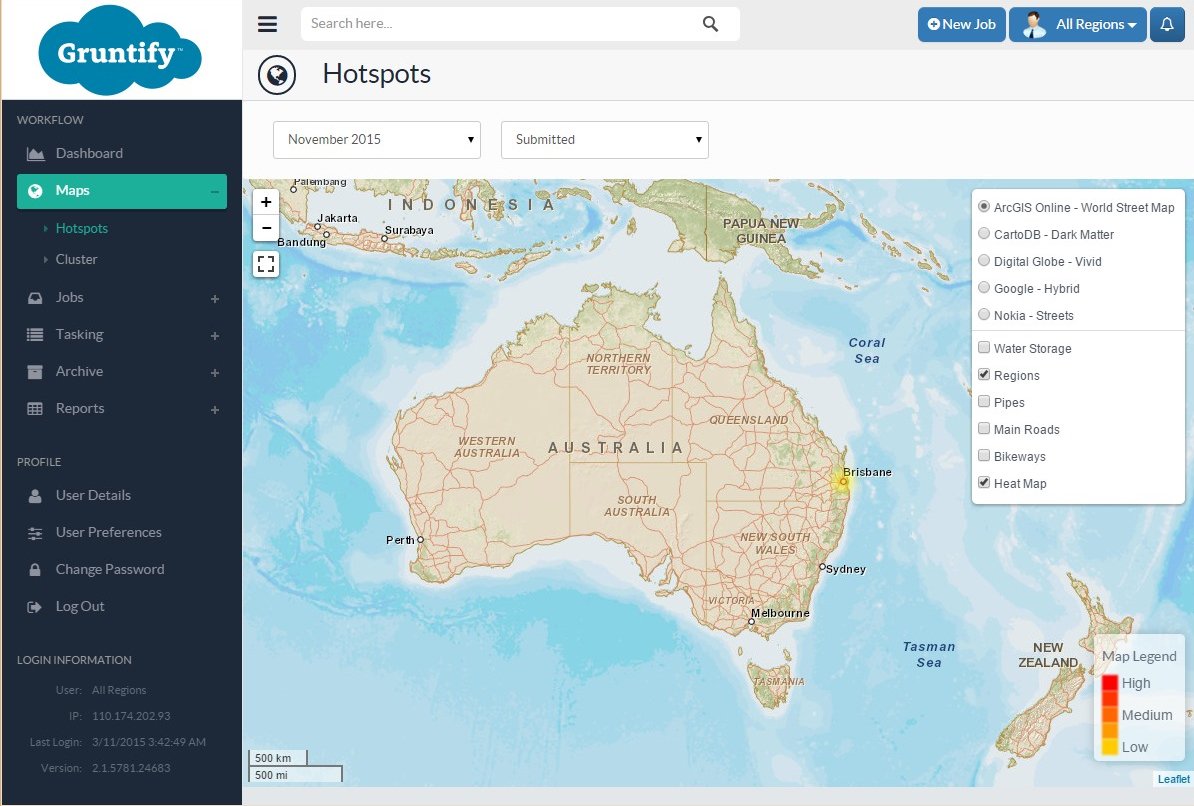 gispeople's tweet image. Gruntify - now with support for Esri and Google! bit.ly/1NOVzQO @gruntify #maps #basemaps