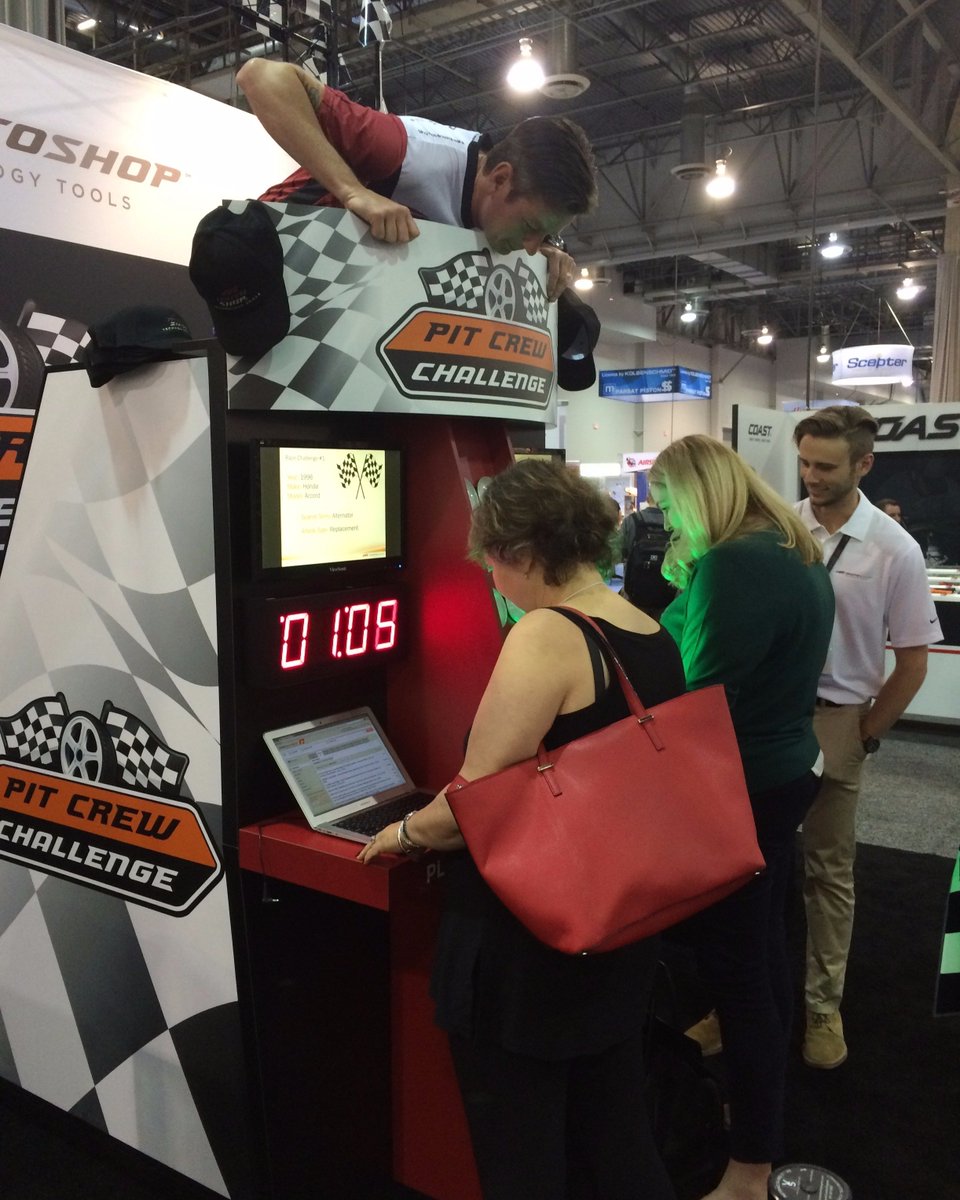MOTOSHOP's tweet photo. They took the challenge!  Will you?  Booth 1275 #AAPEX15 - Test your repair and diagnostics tool against #MotoLOGIC! https://t.co/70GUtDgbV3