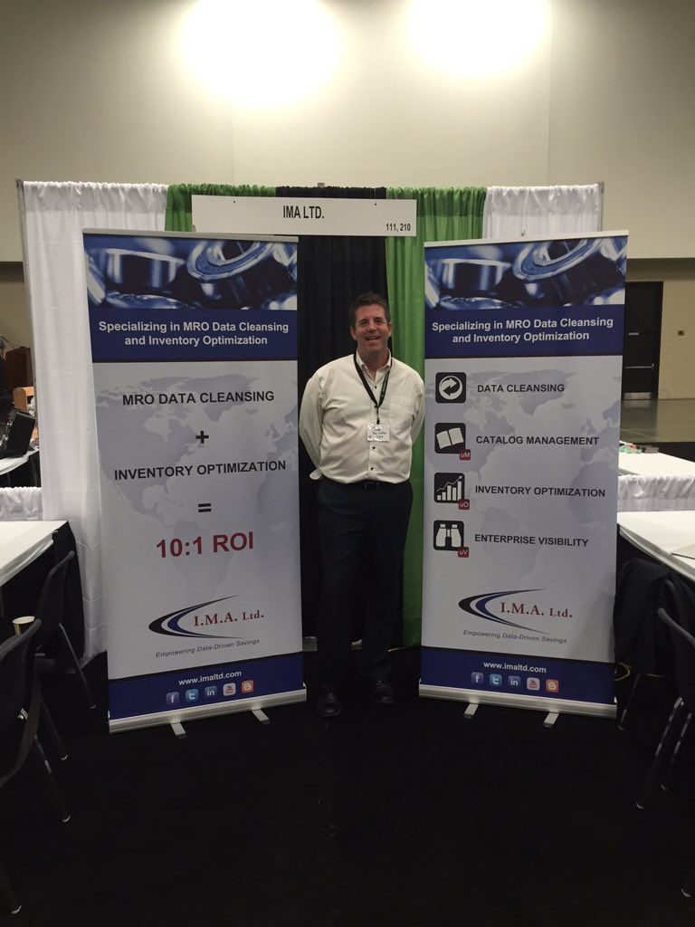 imaltdtwo's tweet photo. Visit @HofferRob, Global Account Manager, at the @IMA_Ltd booth to discuss your ERP data needs. @maps_conference https://t.co/iBHUwXv87V