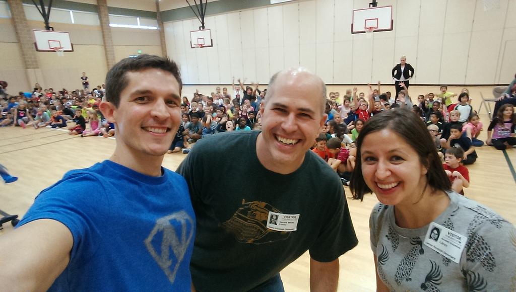 natebeatbox's tweet image. Such a great crew!! Kids weee PUMPED  #ClassAct @jawhitebooks @ConnorAndAB @HarperChildrens