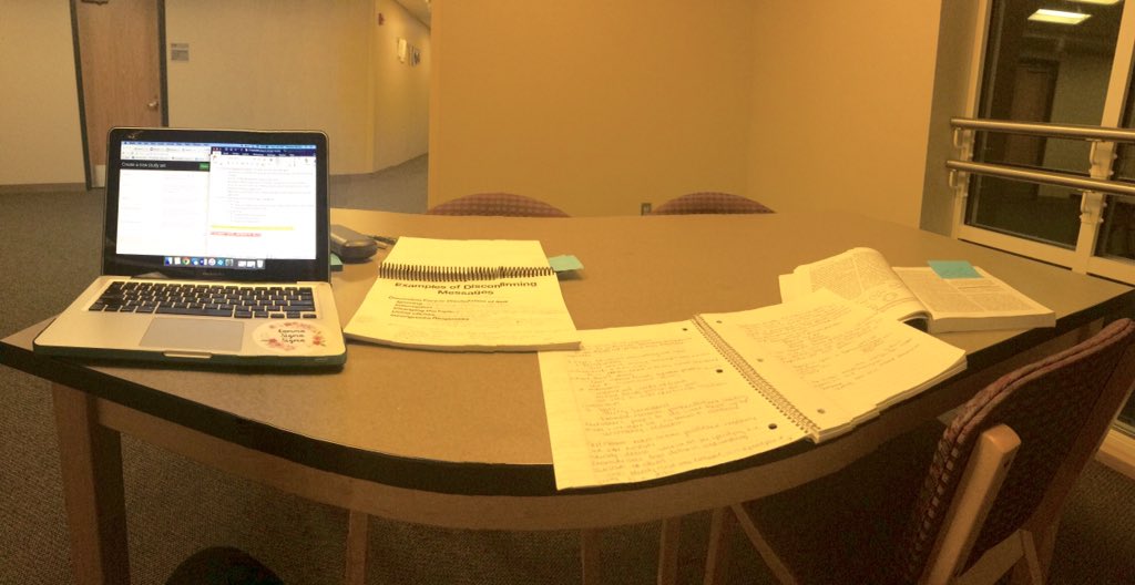 kristinademou's tweet photo. I wonder if the #ipninja ever studied this much in ninja training? #comm330ud @udelcaplan #7days https://t.co/2QxepWJyGf