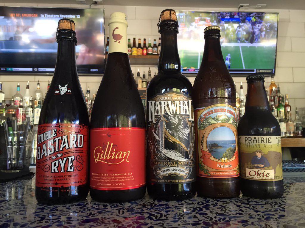 Now that's a great bottle selection! #craftbeer