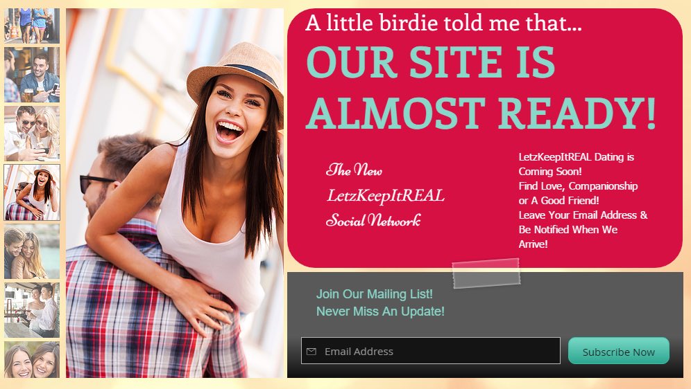 LetzKeepItReal's tweet image. Our Social Network Is ALMOST READY!
Join Our Mailing List!  Never Miss An Update! 
Goto: LetzKeepItREAL-NetworkPromo.com