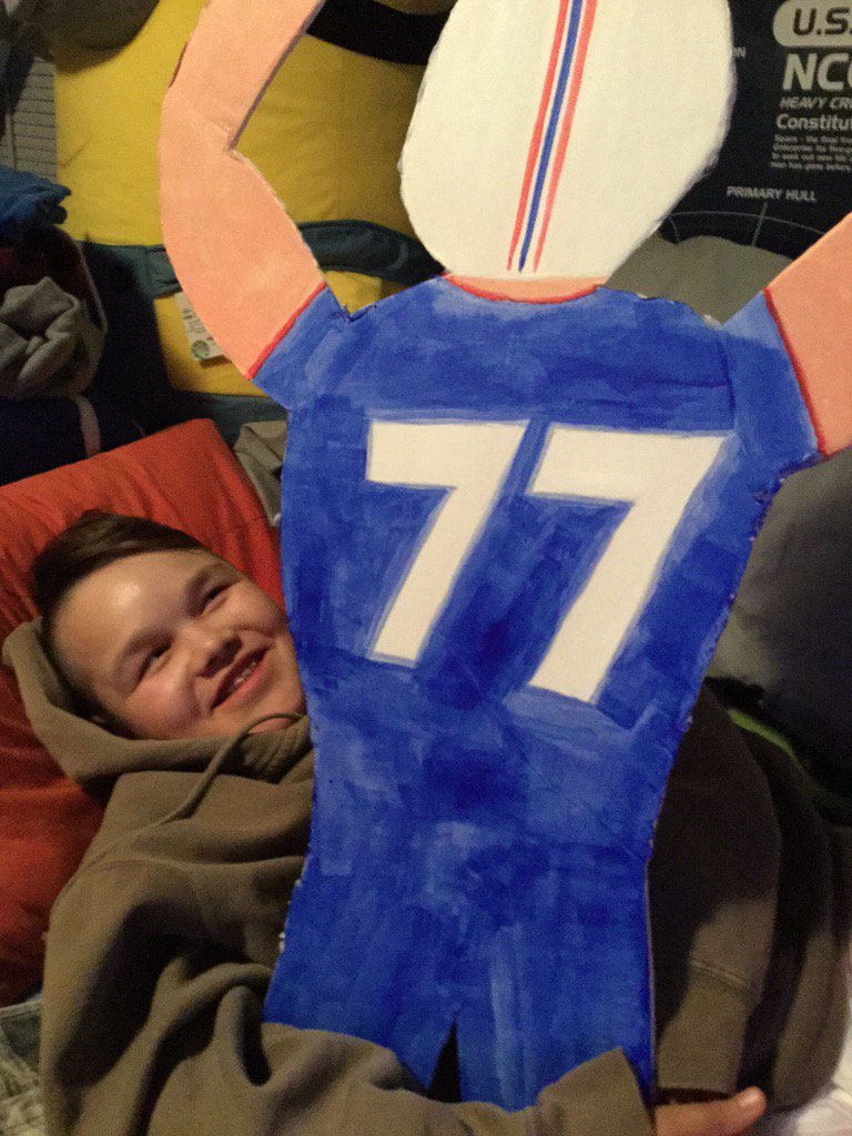 Duchenne_Duo's tweet photo. The start of #GroundBison sign for Friday's @Togafootball game!!! @MJacquesTWCNews @BrittanyDevane @Lightning_R0d https://t.co/Vgrp6gsf7g