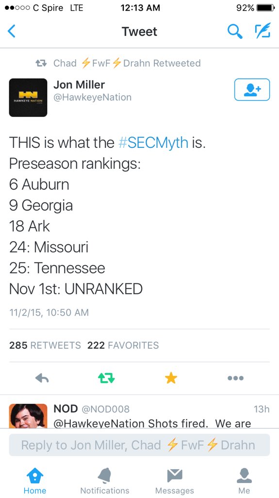 CubsTroll's tweet photo. And now they have LSU and Bama in the top 4. #SECMyth https://t.co/dN1ypfDrh3