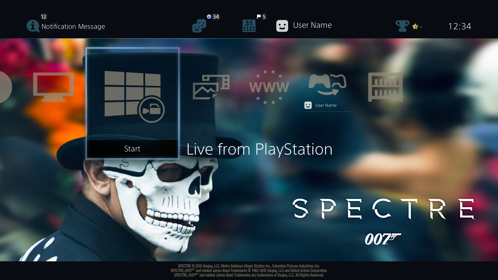 PlayStation on Twitter: down to 007? Pick free Spectre theme right now on PlayStation Store https://t.co/JItP7gRTfy https://t.co/GcVObpLnJJ" / Twitter