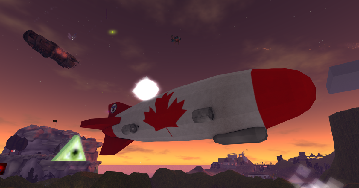 NewJessieSL's tweet photo. Air combat in the skies over New Jessie and Canada! https://t.co/s3D0UeXDUP
