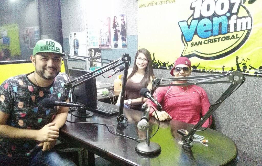 KumbaOficial's tweet photo. En ven fm San Cristóbal gira de medios @Solciret0502 @kumbaoficial @produccionesoye @nenemulato https://t.co/e79pPWE3bU