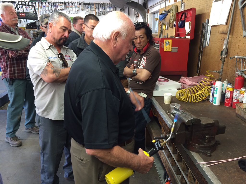 ricatech4573's tweet photo. Welding class at Big Canyon Country Club hosted by Kimball Midwest and John Hall Equipment Manager https://t.co/31JcDdNu0U