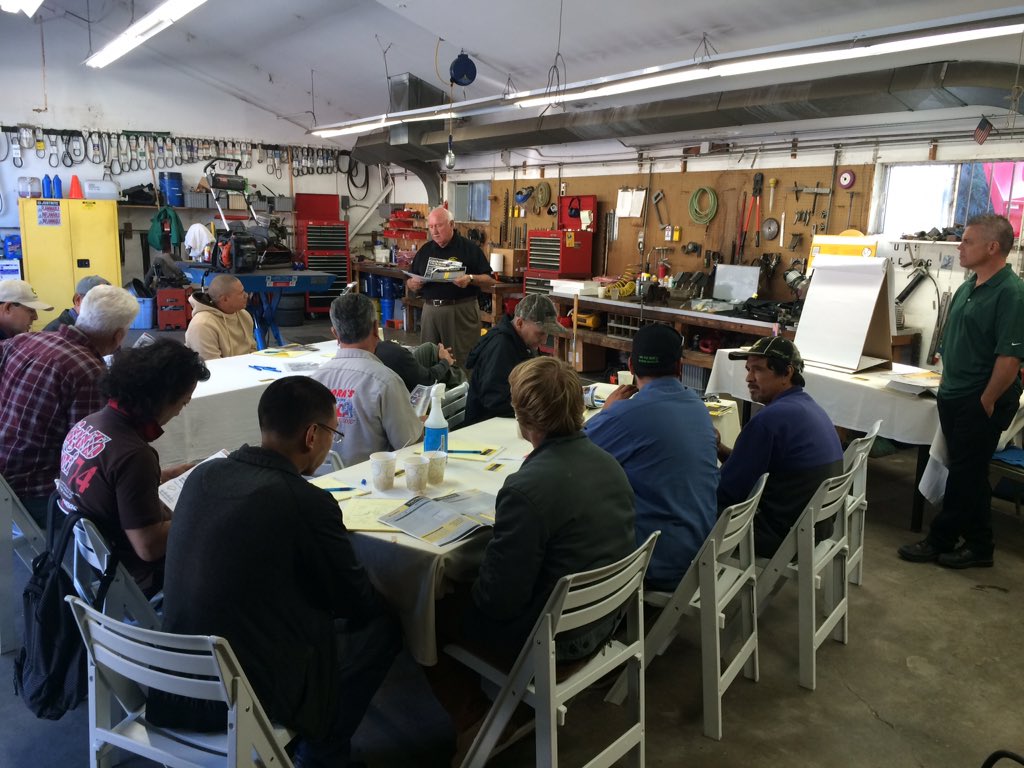 ricatech4573's tweet photo. Welding class at Big Canyon Country Club hosted by Kimball Midwest and John Hall Equipment Manager https://t.co/31JcDdNu0U