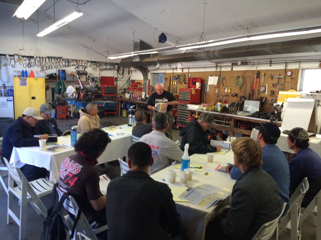 ricatech4573's tweet photo. Welding class at Big Canyon Country Club hosted by Kimball Midwest and John Hall Equipment Manager https://t.co/31JcDdNu0U