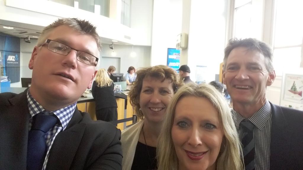 davefuller15's tweet photo. Visited our iconic Hawera branch with @FelicityJEvans and Tania . Need to see you next @GrahamTurley @FredOhlssonNZ https://t.co/Z03eAUx0tO