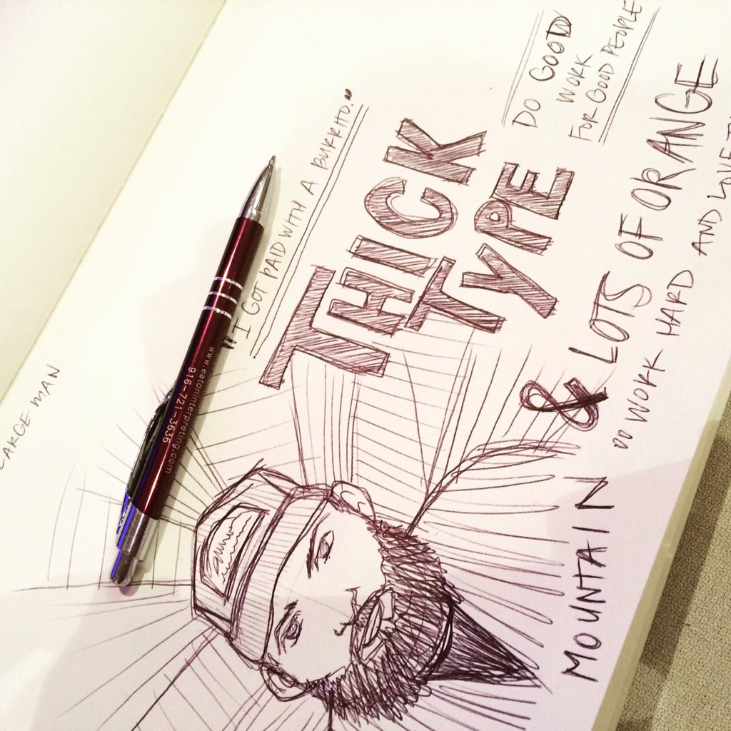 kellydiaz's tweet photo. Aaron Draplin @draplin is an amazing designer with one hell of a sense of humor and a magnificent beard. #aeasf https://t.co/L0fKiPherI