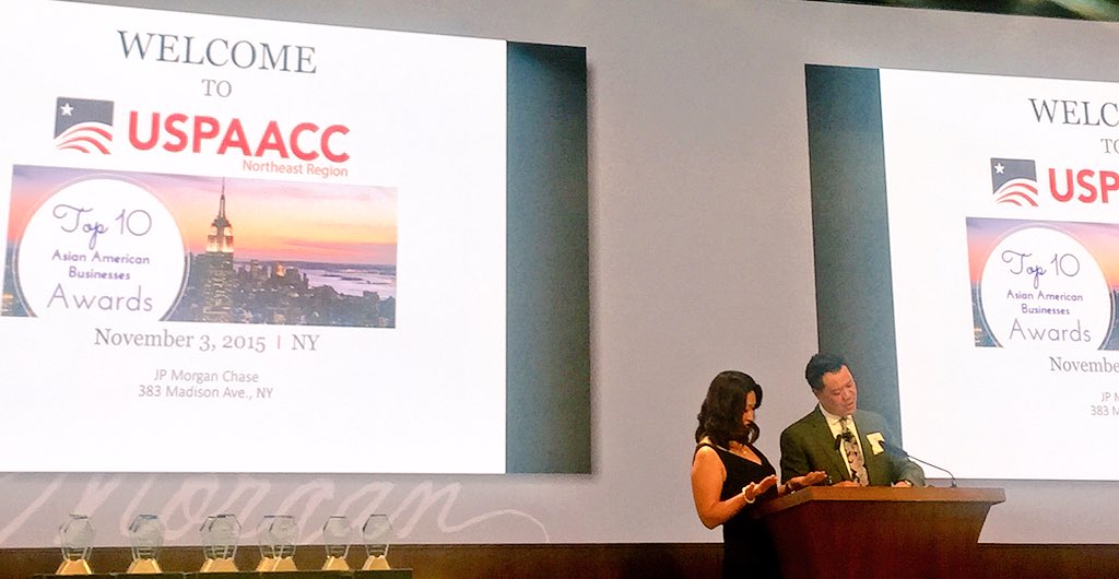 Artech_LLC's tweet photo. The wonderful @JessPark74 @pennmutual and Albert Wei co-hosting @USPAACC_NE #Top10awards reception @USPAACC_EF https://t.co/GOuLxbUqAi