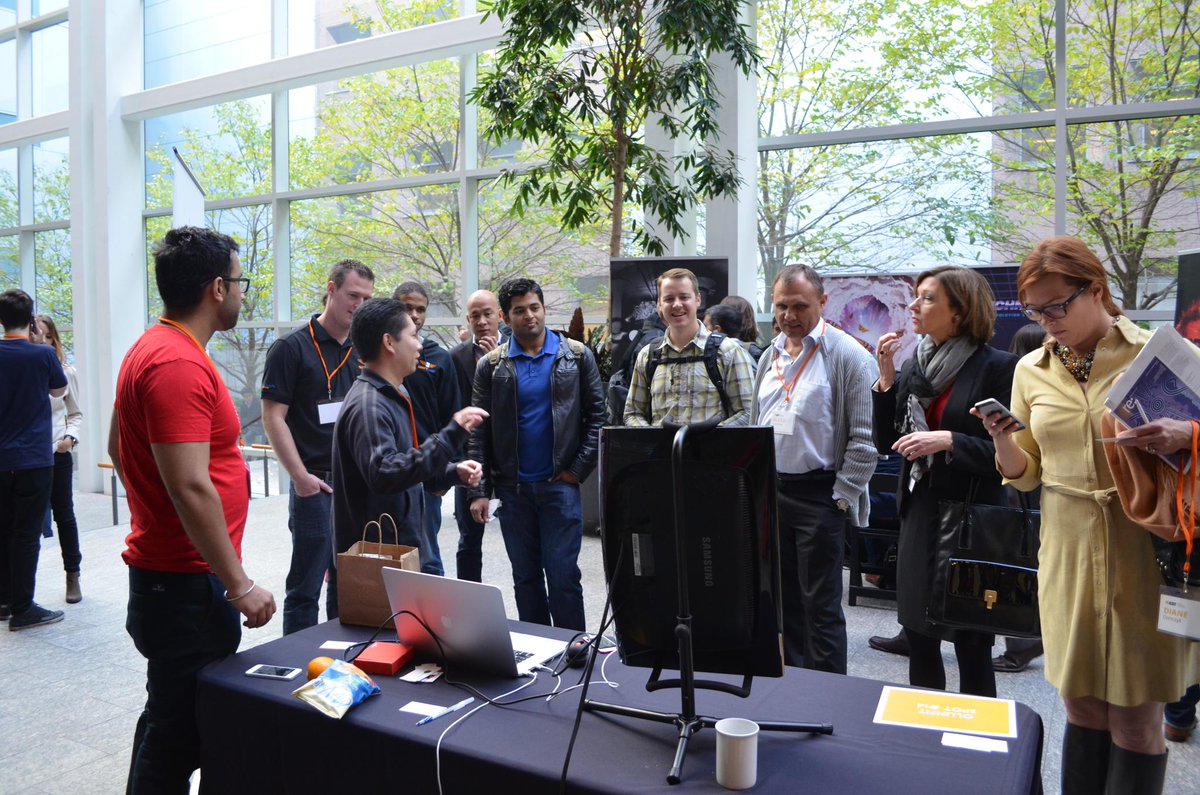 ollinfit's tweet photo. Great turn out at #WESTConf today! OllinFit co-founders doing a demo for the crowd 👍 https://t.co/FJMcOlFakg