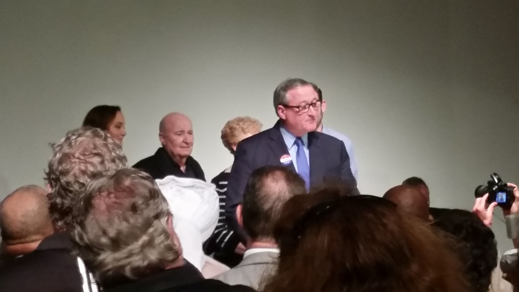 WorkersStand's tweet photo. Jim Kenney wins! https://t.co/bdPPkWbyk4