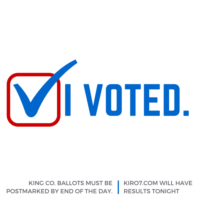 KIRO7Seattle's tweet image. Voter turnout picking up in the last hours of election day. Did you vote? #KIRO7 at 6:08.  kiro.tv/LiveNews