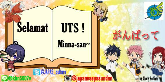 JAPAS_Culture's tweet photo. Ohayouuu~~~ semangat UTS hari ke-3 nya ^^ https://t.co/9jTFazQCKu