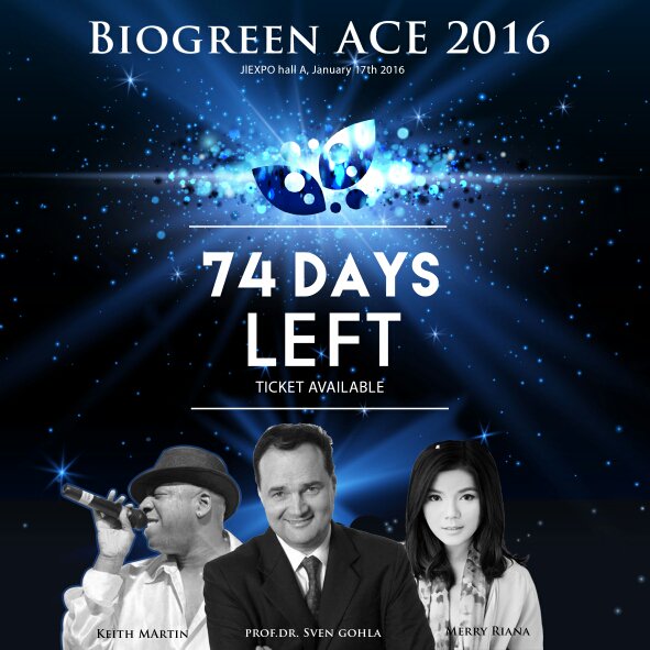 BiogreenScience's tweet photo. 74 DAYS LEFT to ACE 2016! Grab your ticket now! #biogreenscience https://t.co/HbNdGGZAbj