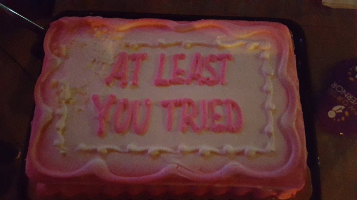 The cake we got for Drew, to perfectly express our sentiment. #cantstopthesignal #kystillneedsdrew #kygov