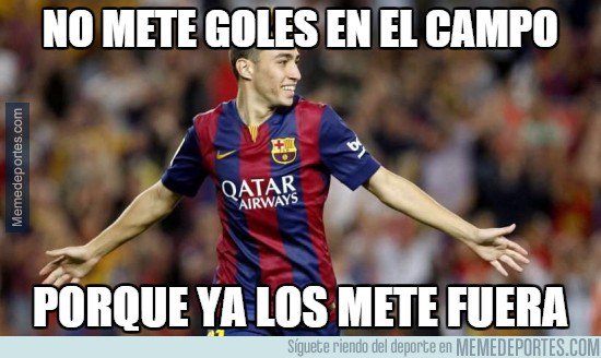 Munir todo un crack fuera del campo