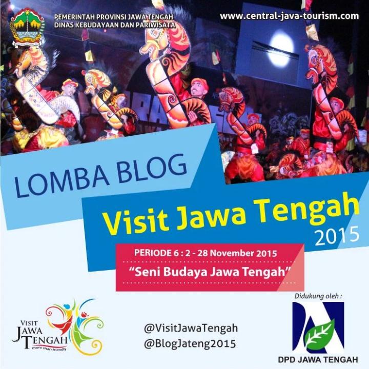 BlogJateng2015's tweet photo. Yuk, ikutan lomba #blogjateng2015 periode 6 dan dptkn hadiah menarik, ksmptn trip dan Voucher dr DPD AWAI. https://t.co/9Dh3i7Yk5G