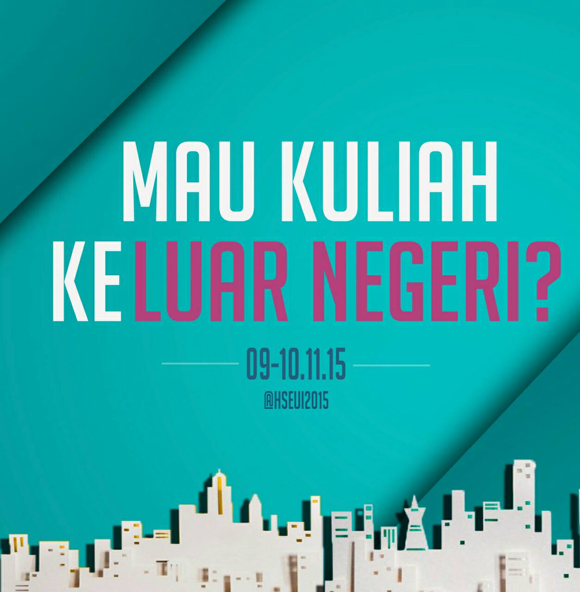 Mau dapet beasiswa ke luar negeri? Ayo ikut Humanities Scholarship Expo UI. 9—10 Nov di FIB uiupdate.ui.ac.id/node/13830