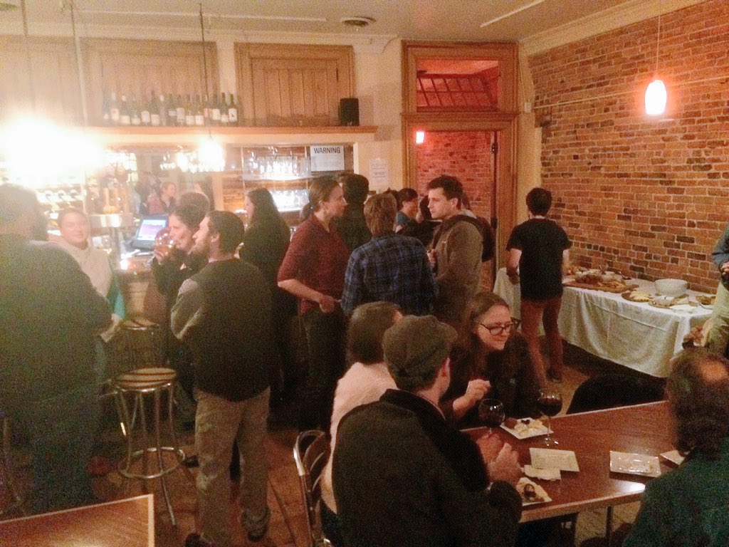 YesWeCanton's tweet photo. The #VoteCanton election night gathering to celebrate candidates O'Brien, Pynchon, Philips & Washo is in full swing. https://t.co/eA6NmTRYbE