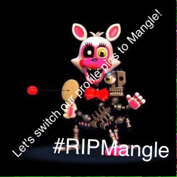 OkamiODonnell's tweet photo. ATTENTION! Please change your profile into Mangle for #RIPMangle! https://t.co/f5418q3vxK