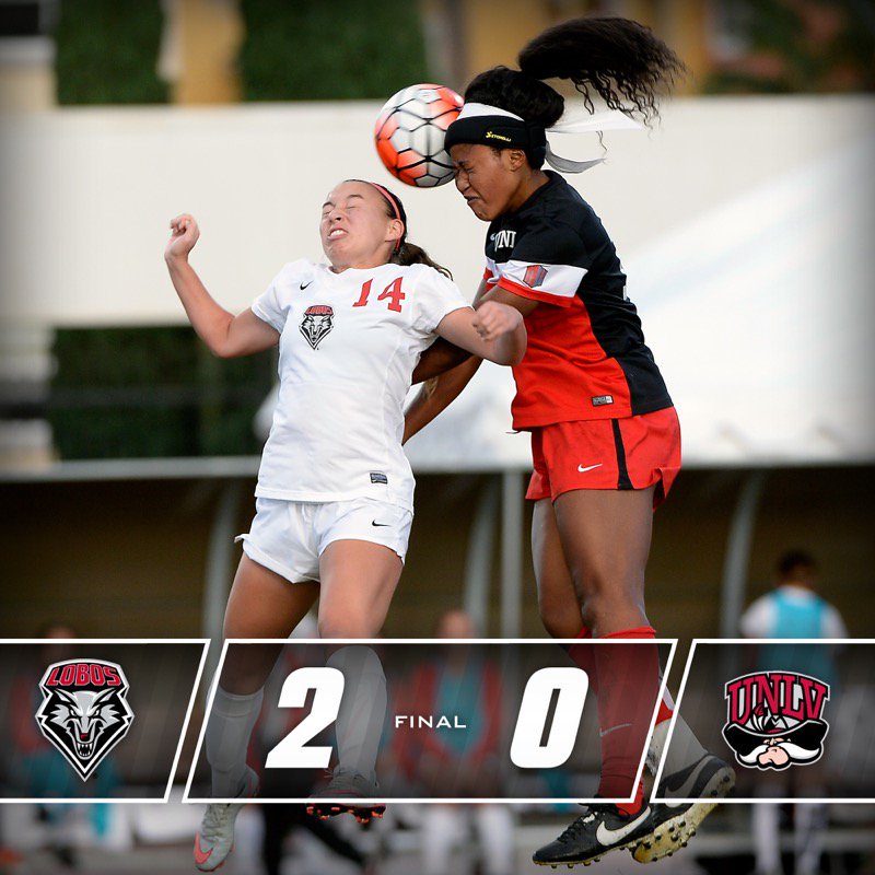 Lobos win it 2-0 and advance to the semifinals Thursday against San José State #GoLobos