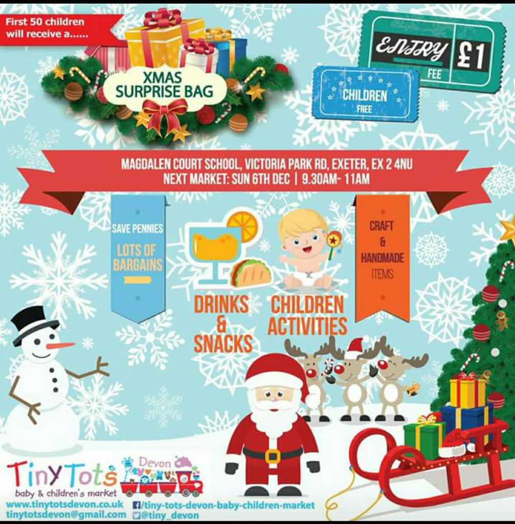 tiny_devon's tweet image. Table bookings open tinytotsdevon@gmail.com #ExeterHour #sellexeter #xmasbargain #exeterkids #tinytotsdevon