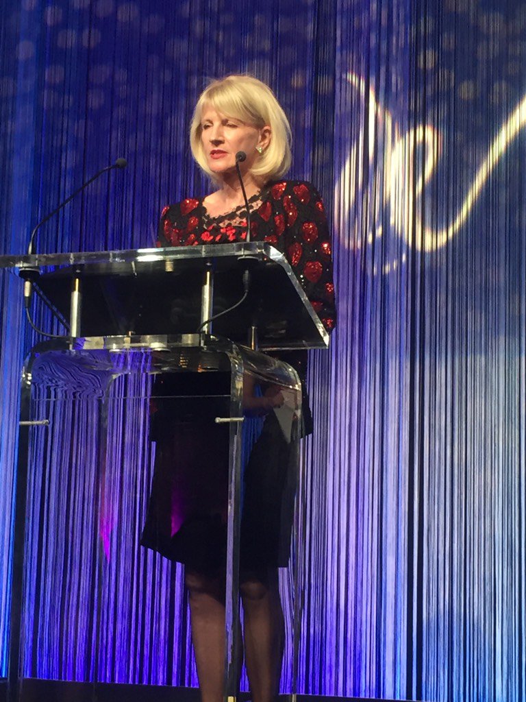 CathyKoo's tweet photo. Joan Withers pays tribute to the “amazing young women coming through the ranks” #WOINZ https://t.co/yYZMpxpZNK
