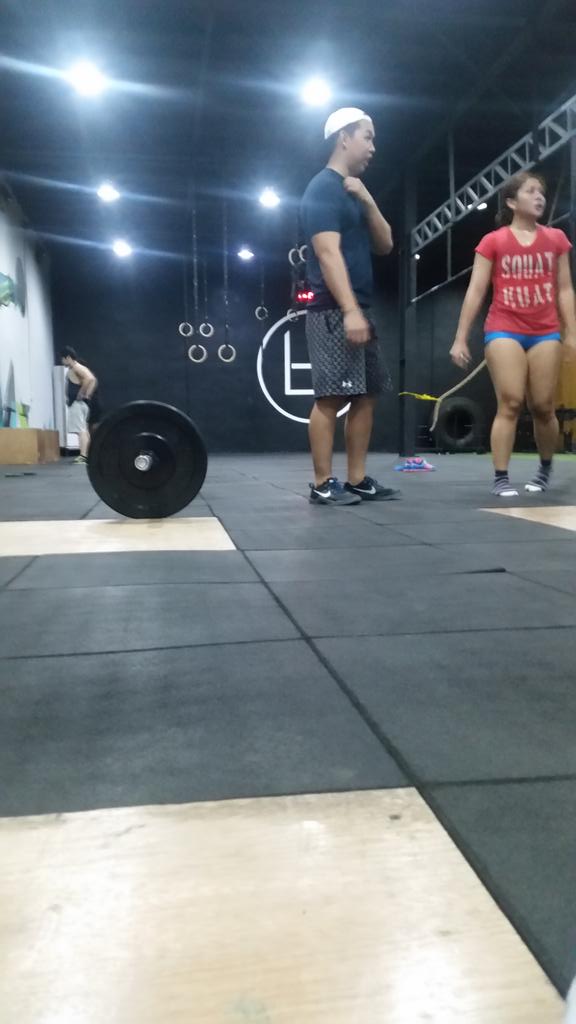 XaviRoxasArias's tweet photo. Day 3 of daily workouts: Intensity &amp; power were main focus in our #WOD today. #Crossfit #LifthardPH #DailyGrind https://t.co/bc1vDueSXW
