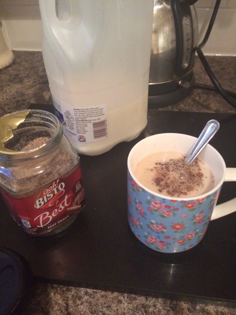 When you haven't had enough sleep &amp; you think you're making a cup of coffee.