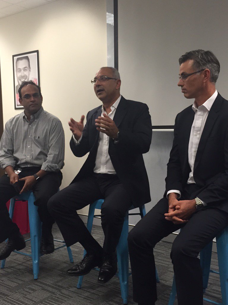 thincatsAUS's tweet photo. "When you run out of houses, you run out of offers from banks, who don't cater to growing businesses." #TiESyd https://t.co/1ii10kMyh7