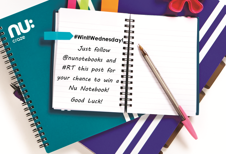 NuNotebooks's tweet photo. It's #WinItWednesday! Just follow our page and #RT this post to be entered to win a nu notebook #comp #win https://t.co/ycdhLVohXw