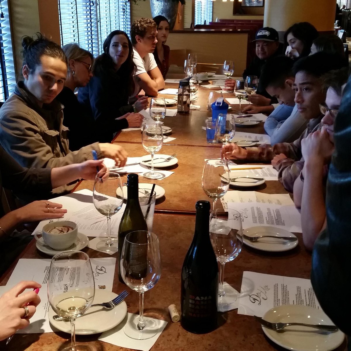 PacificRimWines's tweet photo. Orientation for @WinesDama featured wines for November @MattsRotisserie. Come try #wawine #wallawallawine #wsw https://t.co/uSVDZraMRs