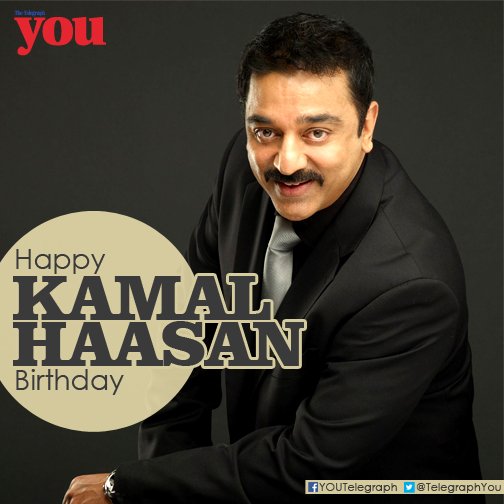 Happy Birthday to the multi-talented film personality, Kamal Haasan. 