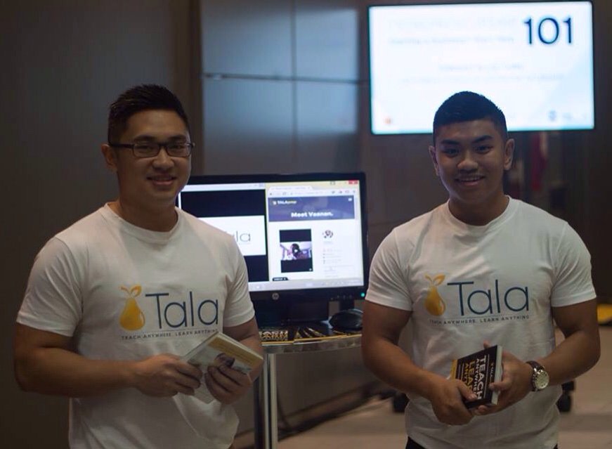 TalaCorp's tweet photo. Our founders demoing Tala Prep at the Mars Discovery District. https://t.co/tdTQZpvJwF https://t.co/LFz2ol7SFJ