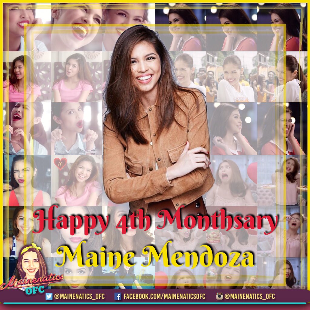 The best is yet to come, Menggay!

HAPPY 4TH MONTH!

We couldn't be more proud
of YOU! <a href="/mainedcm/">Maine Mendoza</a>

#ALDUBNewCharacter