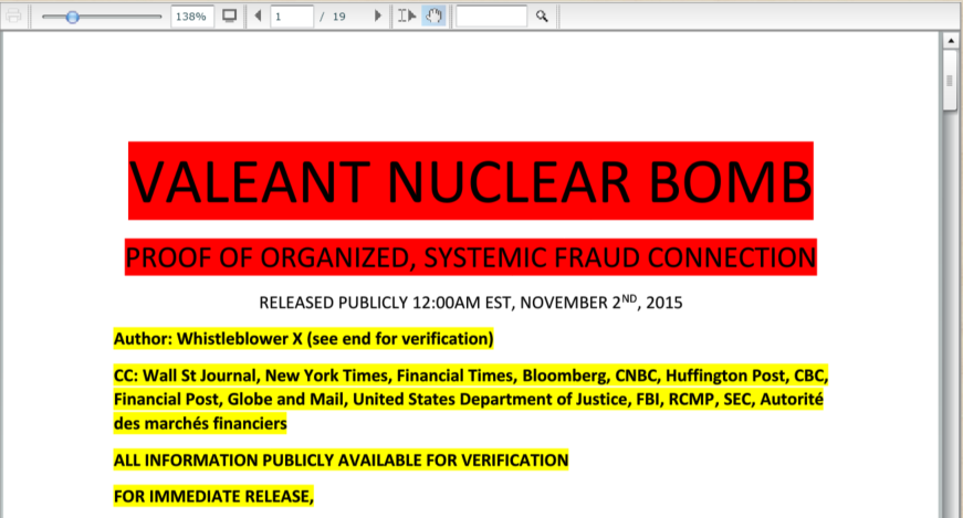 AtomicCapital's tweet photo. Holy cow! If what I'm reading is true, this is mind blowing. https://t.co/WVryQAdrsv $VRX #VRXNuclearBomb https://t.co/J2K2jtlNFL