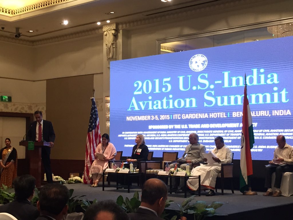 AAAEDelivers's tweet photo. Ambassador Verma on importance of US-India bilateral relationship @USTDA #PartnersInAviation https://t.co/jbxtDlZvwG