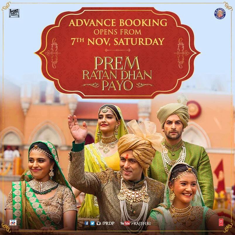 WorldwideSalman's tweet photo. Booking will Start 3 Days Before.. Book It Prior to Release, Dont Regret Later..!! #PRDPAdvBookingFrom7thNov https://t.co/juKRMhQhOx