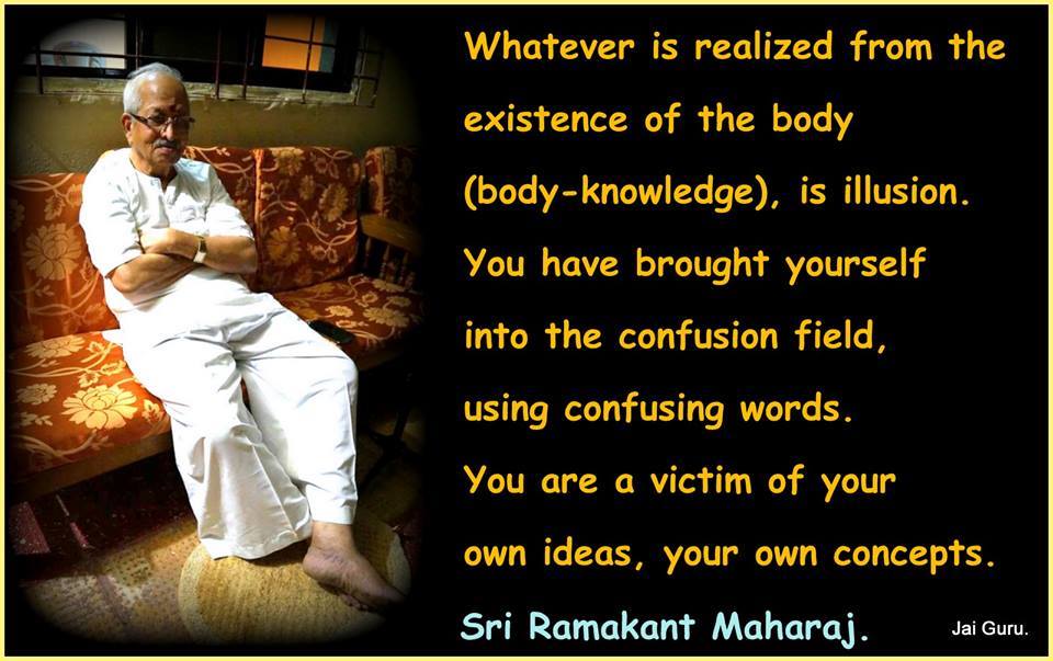 NisargadattaRam's tweet photo. #nonduality   Reality has nothing to do with words.Ramakant Maharaj
#realizedmasters speak from #thoughtlessreality. https://t.co/KQsX7C3IKt