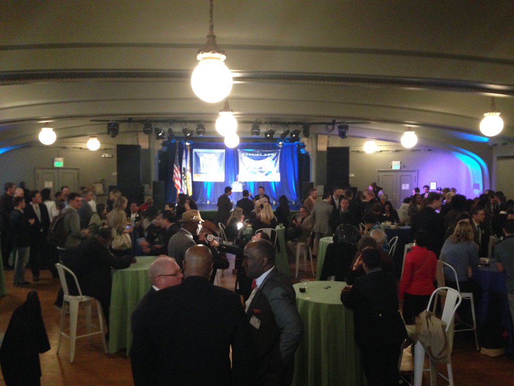 KALW's tweet photo. Things are heating up at the Prop A / Mayor Lee headquarters. They're playing Michael Jackson https://t.co/2c0yNfCtq4