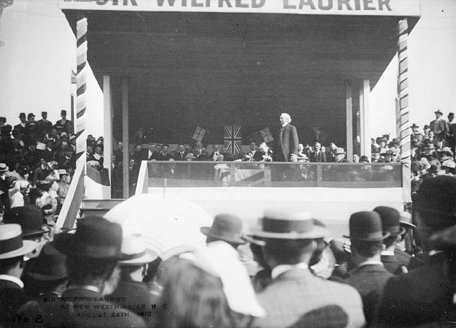 Picture of Wilfrid Laurier in 1910 