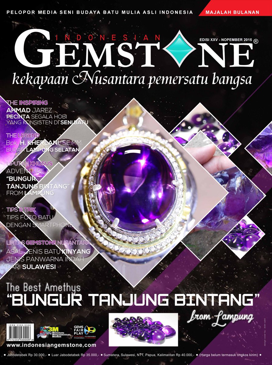 IGS_magazine's tweet photo. Edisi 25 The Best Amethyst "Bungur Tanjung Bintang" From Lampung Order : Valeri 081703224040 , Pin : 53EF9196 https://t.co/PBLEmy9qvL