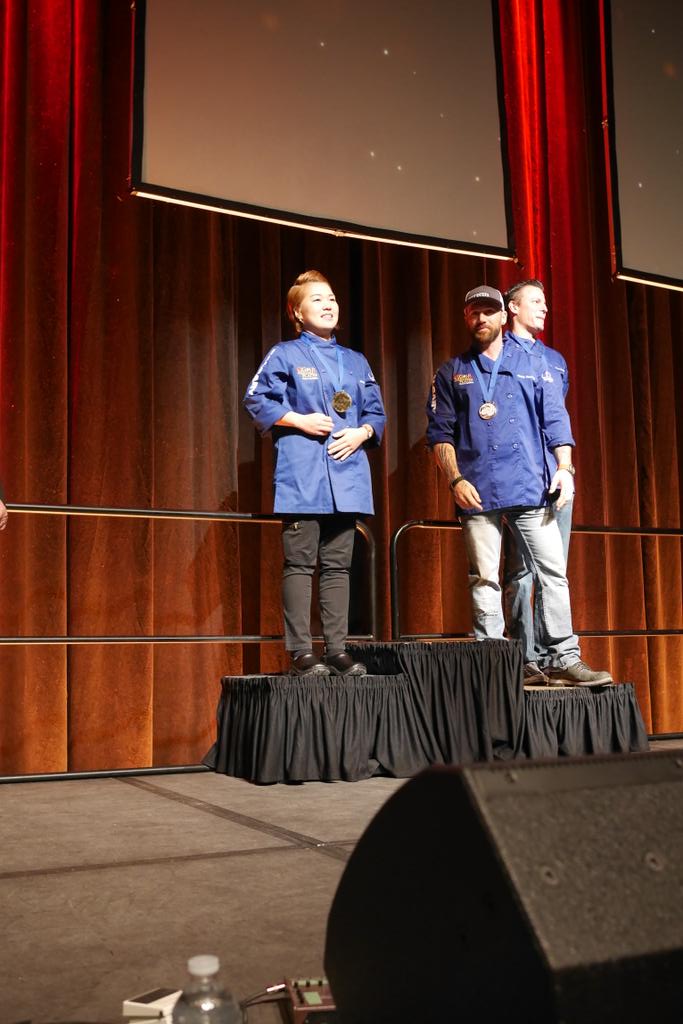 Congratulations <a href="/Geenie52/">Jinhee Lee</a> on your silver medal! @GoldMedalPlates #GMP2015 #RoadToRio