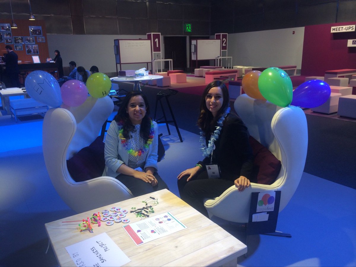 empafest's tweet photo. Join us NOW at the #learnersvoice cafe in the majlis to participate in our empathy challenge! @WISE_Tweets #wise15 https://t.co/WGuNktpFrg