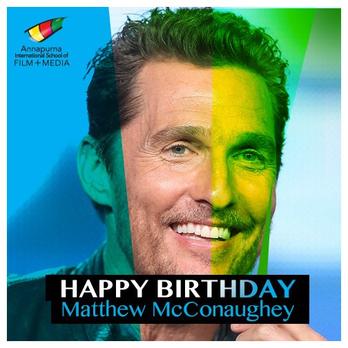 Wishing Hollywood star Matthew McConaughey a very Happy Birthday! 